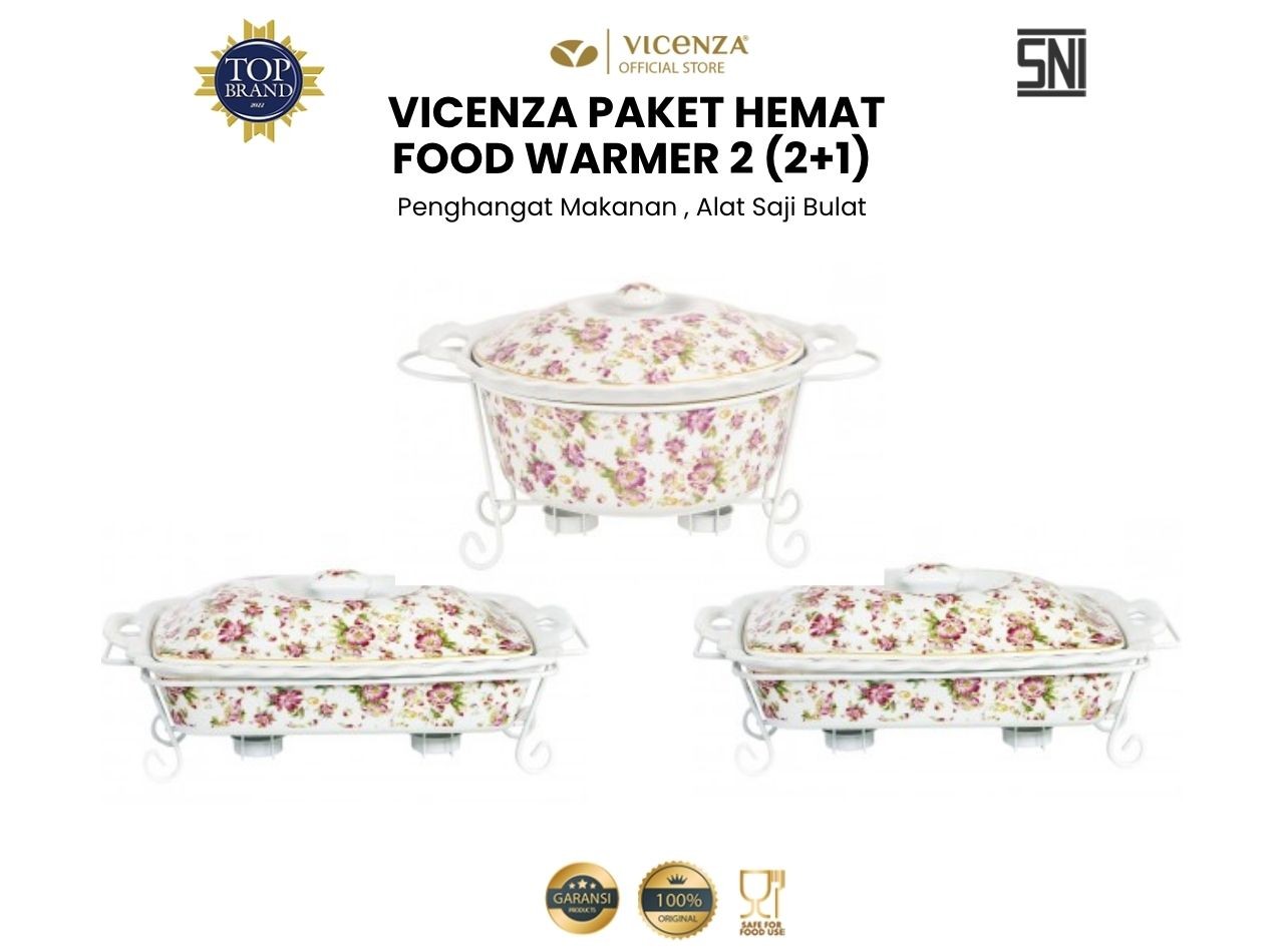 Paket Hemat Food Warmer 2 (2+1) Melati